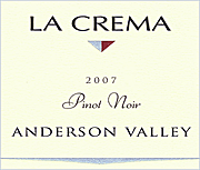 La Crema 2007 Anderson Valley Pinot Noir 